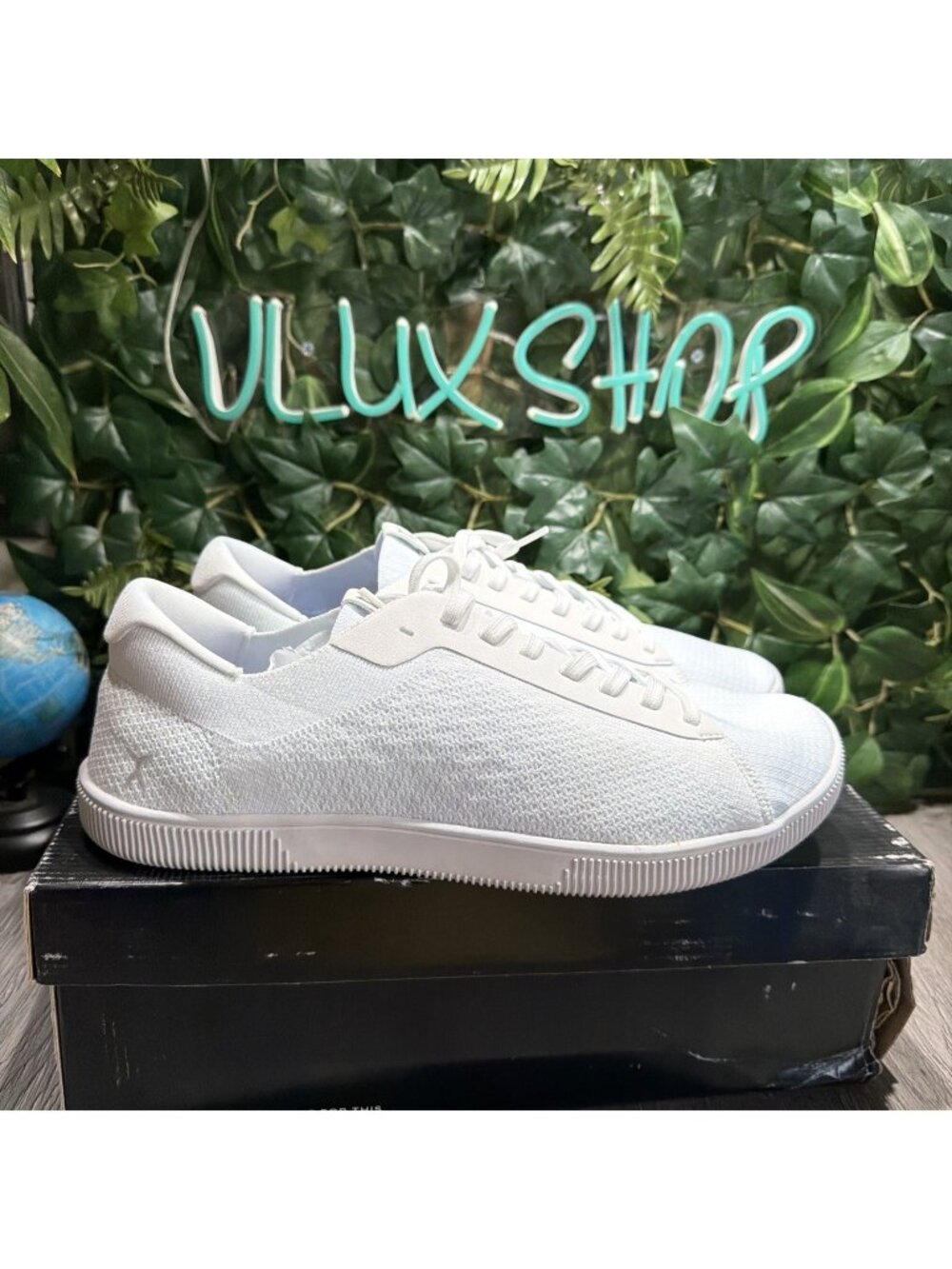 Flux Adapt Trainer Barefoot Triple White Knit White Sole ATWW-0010 Men’s Size 13